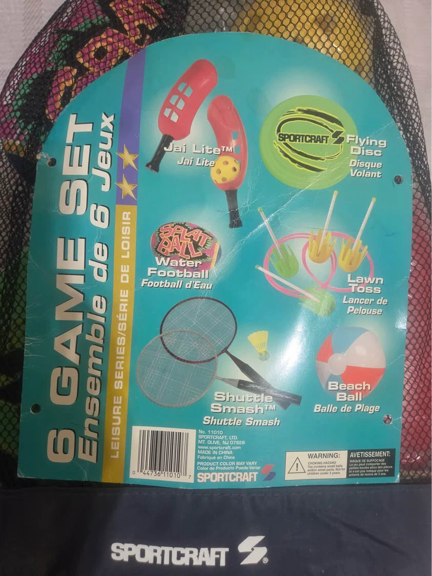 💥 Vintage Brand New-Sportcraft-6 Outdoor Game Set💥 - photo 2