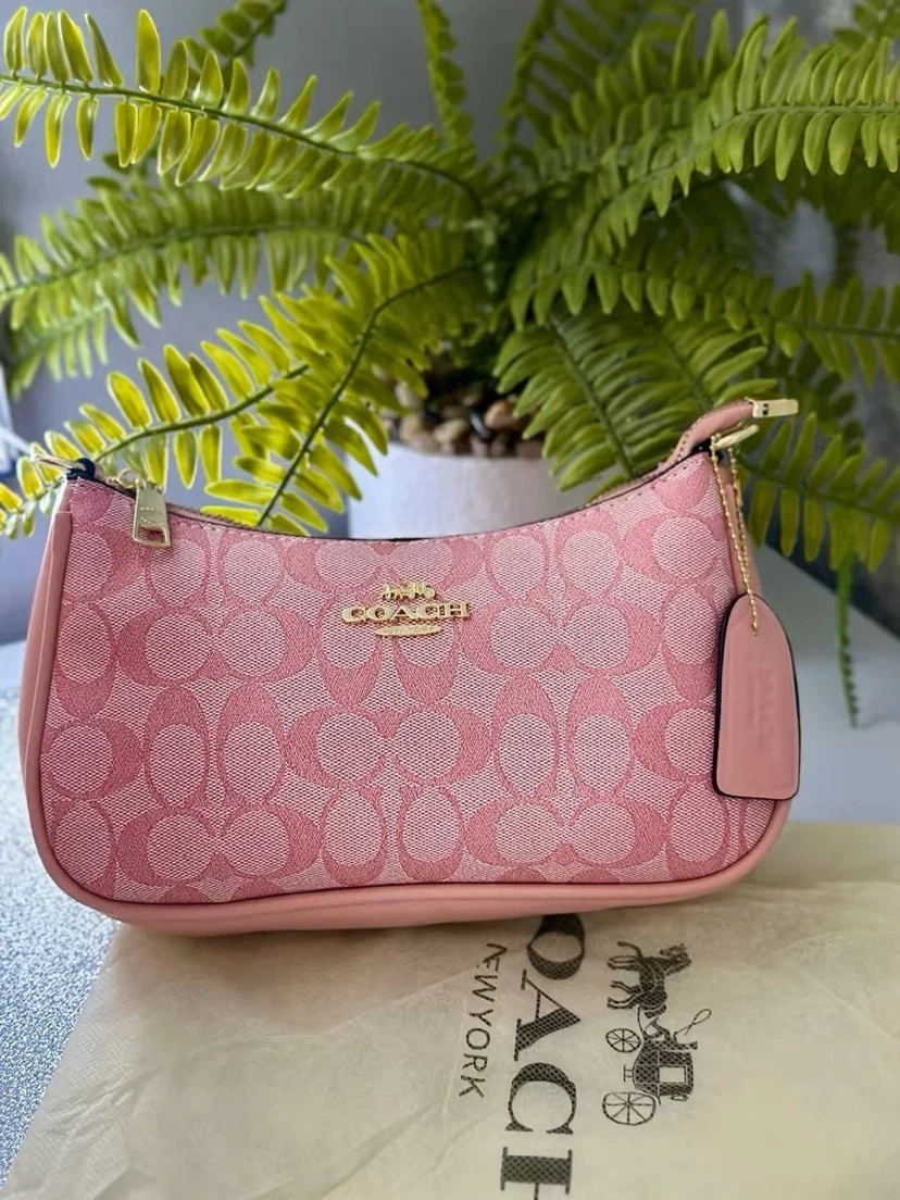 Coach Pink Signature C Small Shoulder Bag