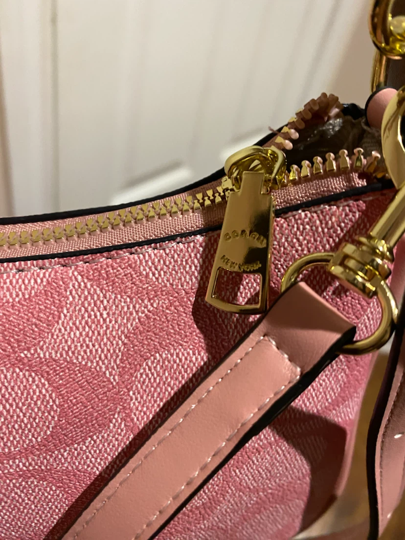 Coach Pink Signature C Small Shoulder Bag - photo 3