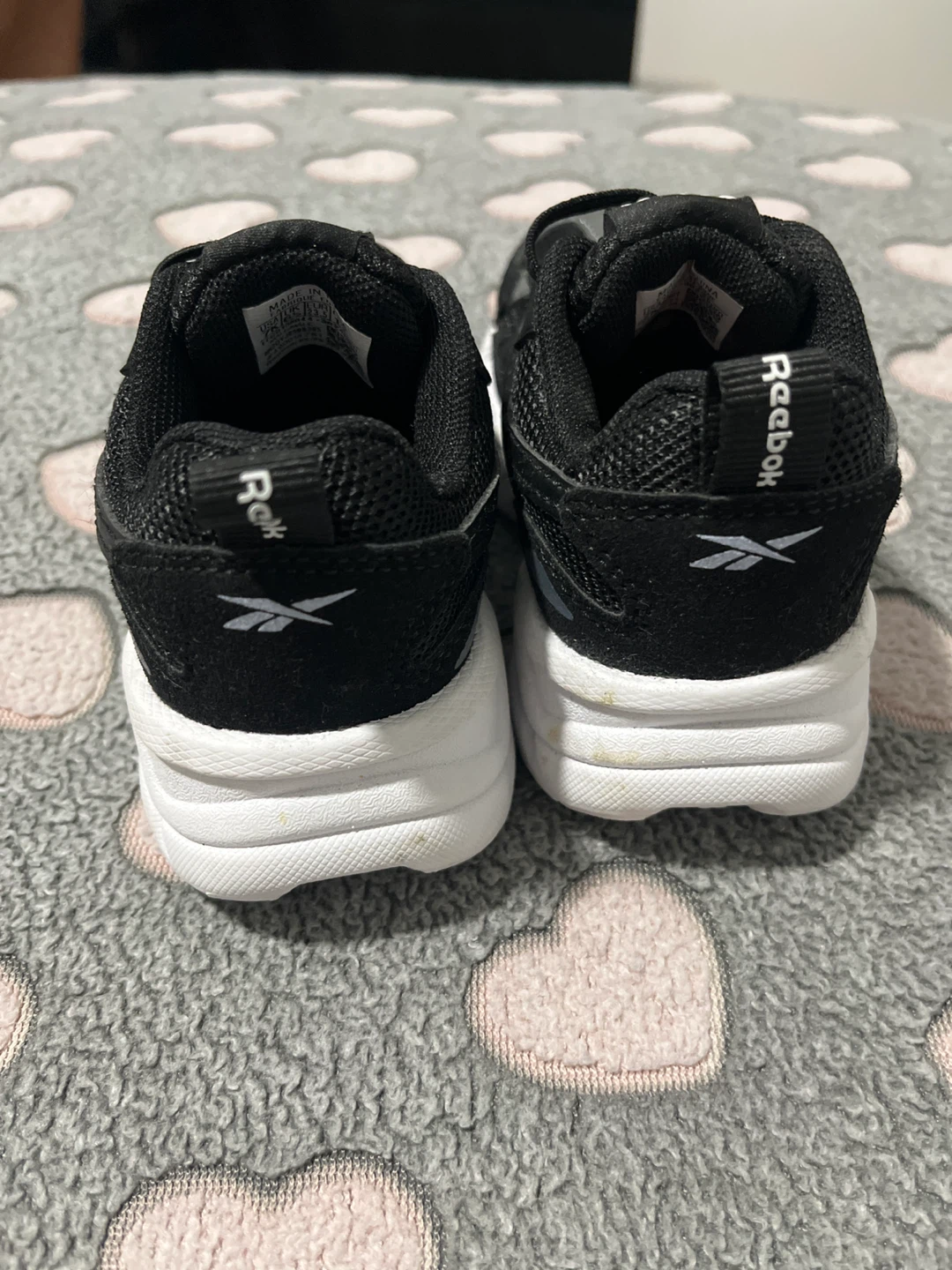 Reebok Kids Black & Grey Mesh Sneakers - photo 3