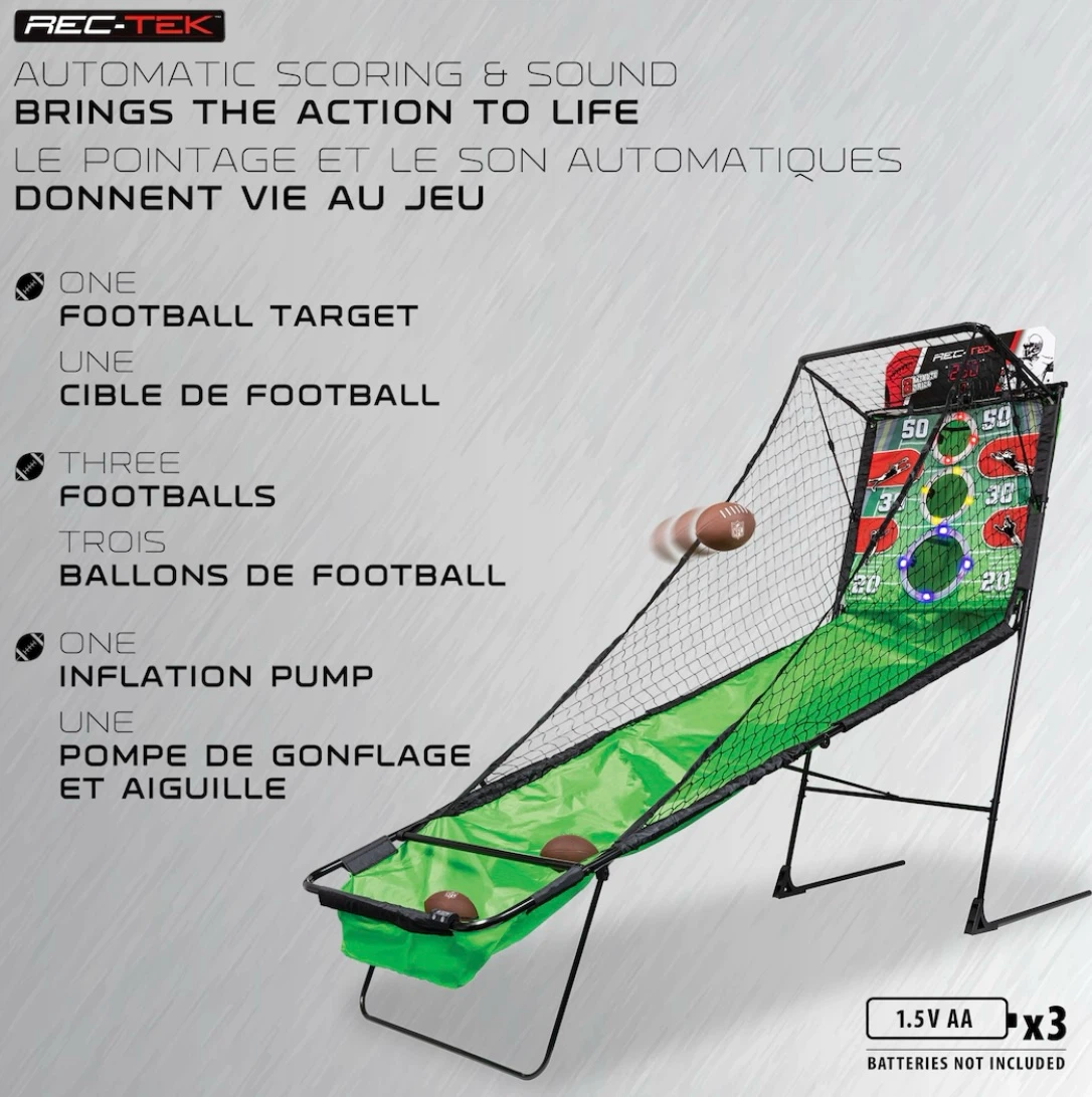 Rec-Tek 2-Minute Football Drill Arcade Game