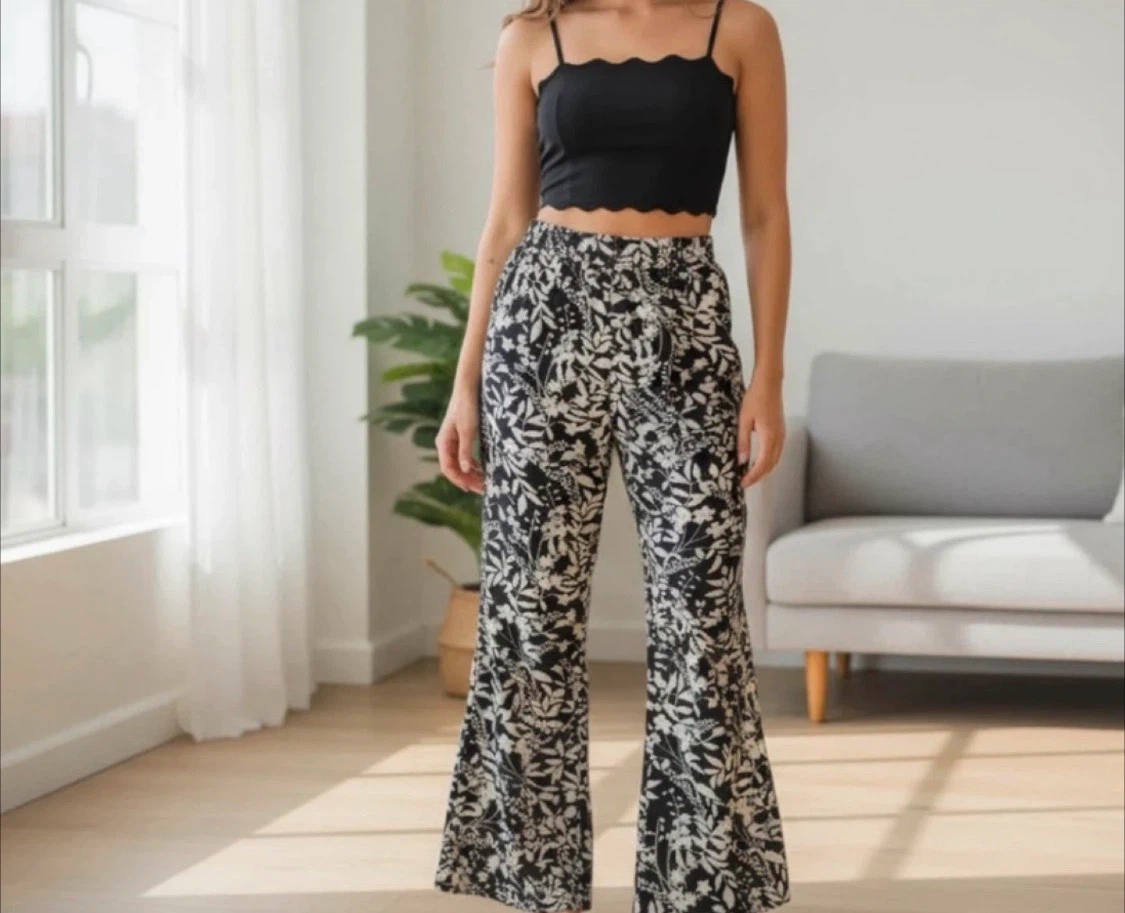Midnight sky Wide Leg Pants