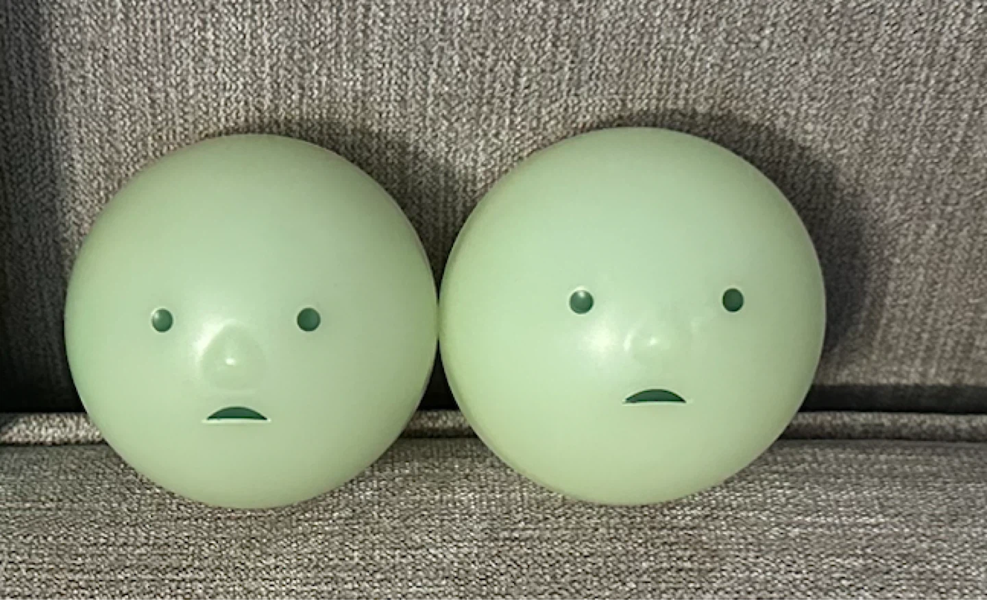 Smiski capsule heads (empty)