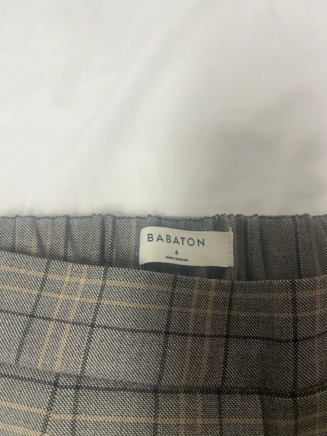 Babaton Plaid Pants Size 6 - photo 2