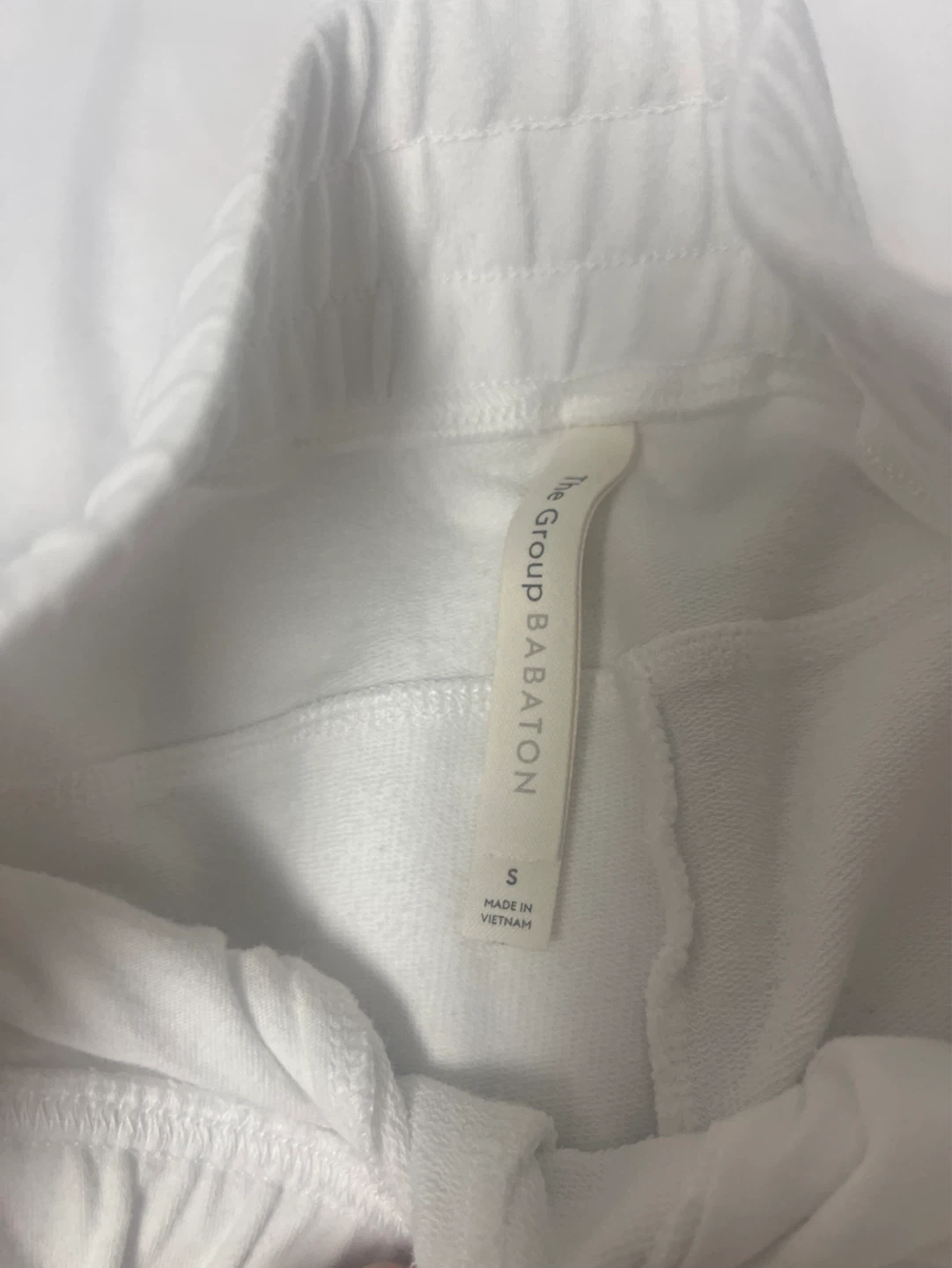 The Group Babaton White Sweatpants Size S - photo 2