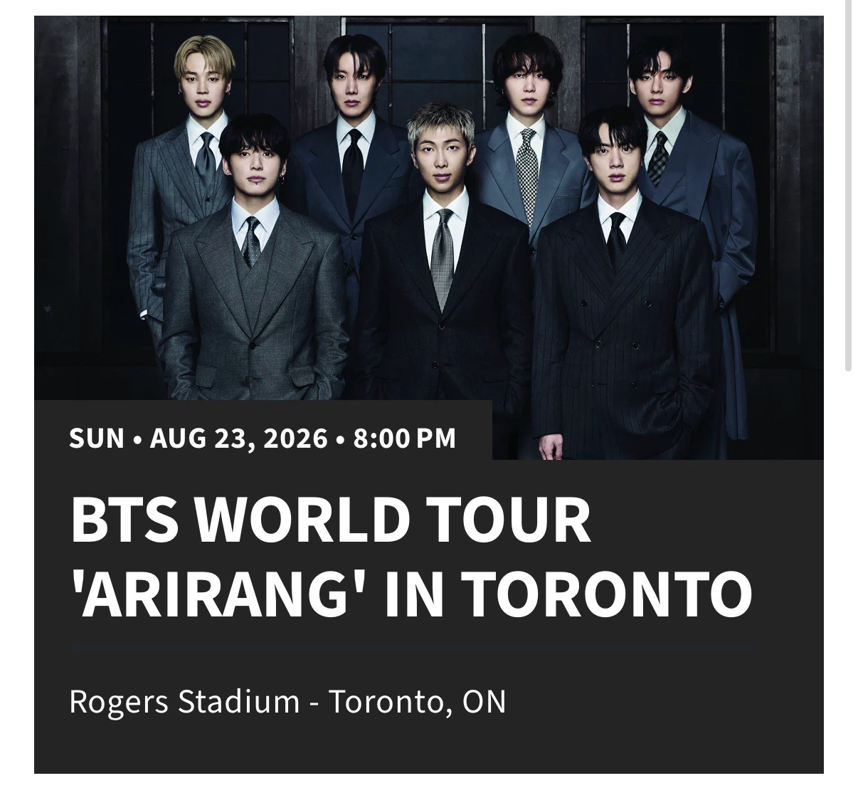 BTS AUG 23