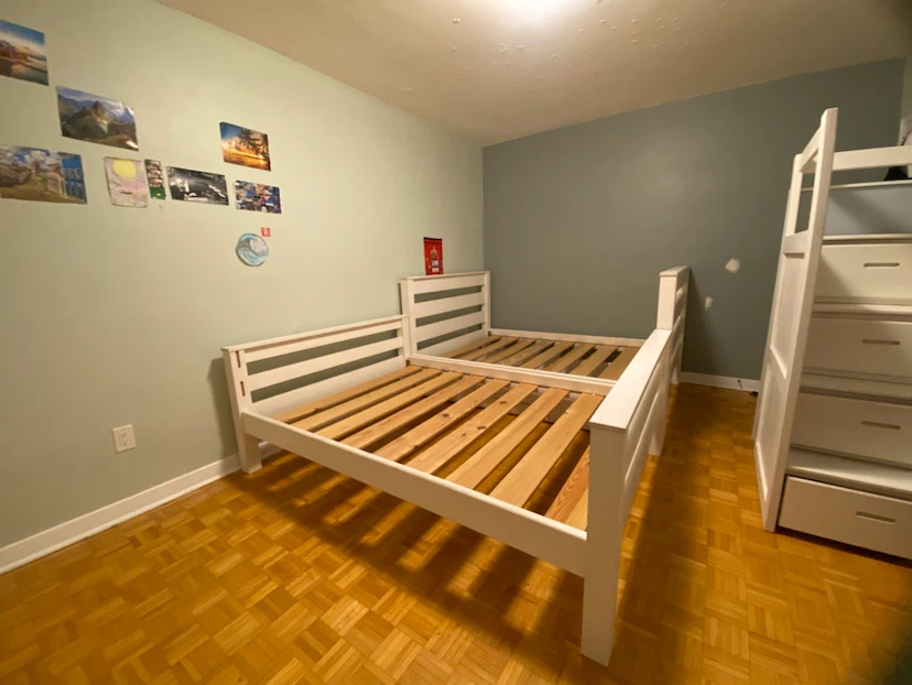 White Bunk Bed with under bed storage and stair drawers - photo 5