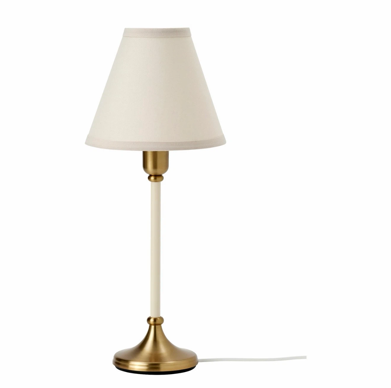 IKEA Small Table Lamp - Brass and White - photo 2