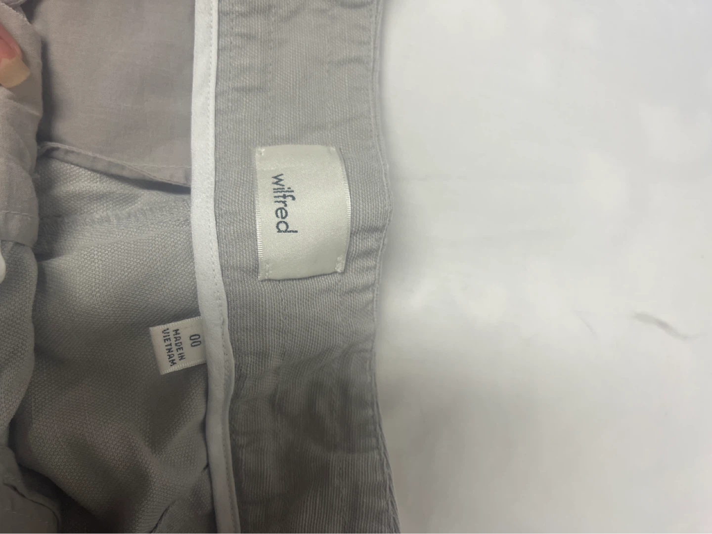 Wilfred Grey Linen Blend Pants Size 00 - photo 2