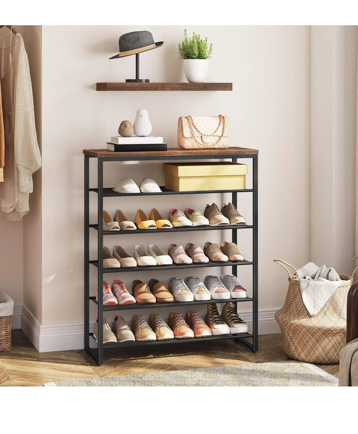 HOOBRO 6-Tier Shoe Rack Organizer - photo 2