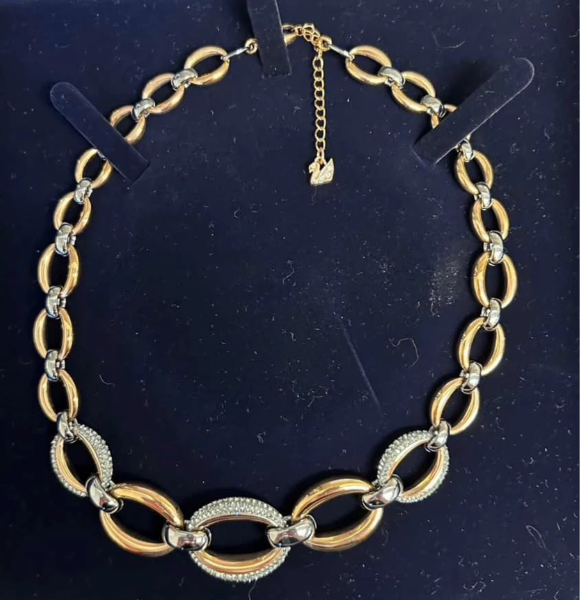 Swarovski Rose Gold Tone Crystal Bracelet and Earrings Set - photo 2