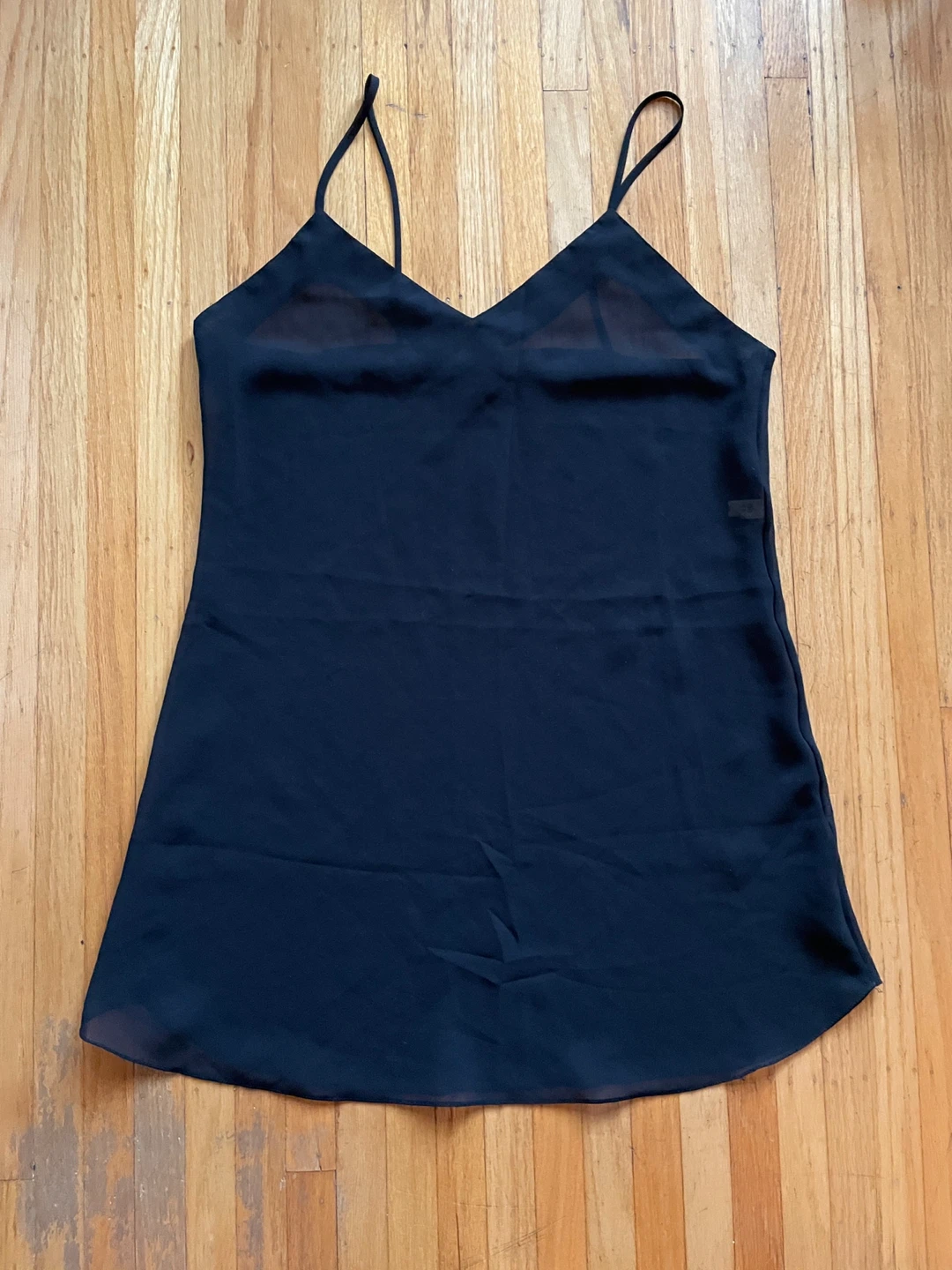 Black slip dress