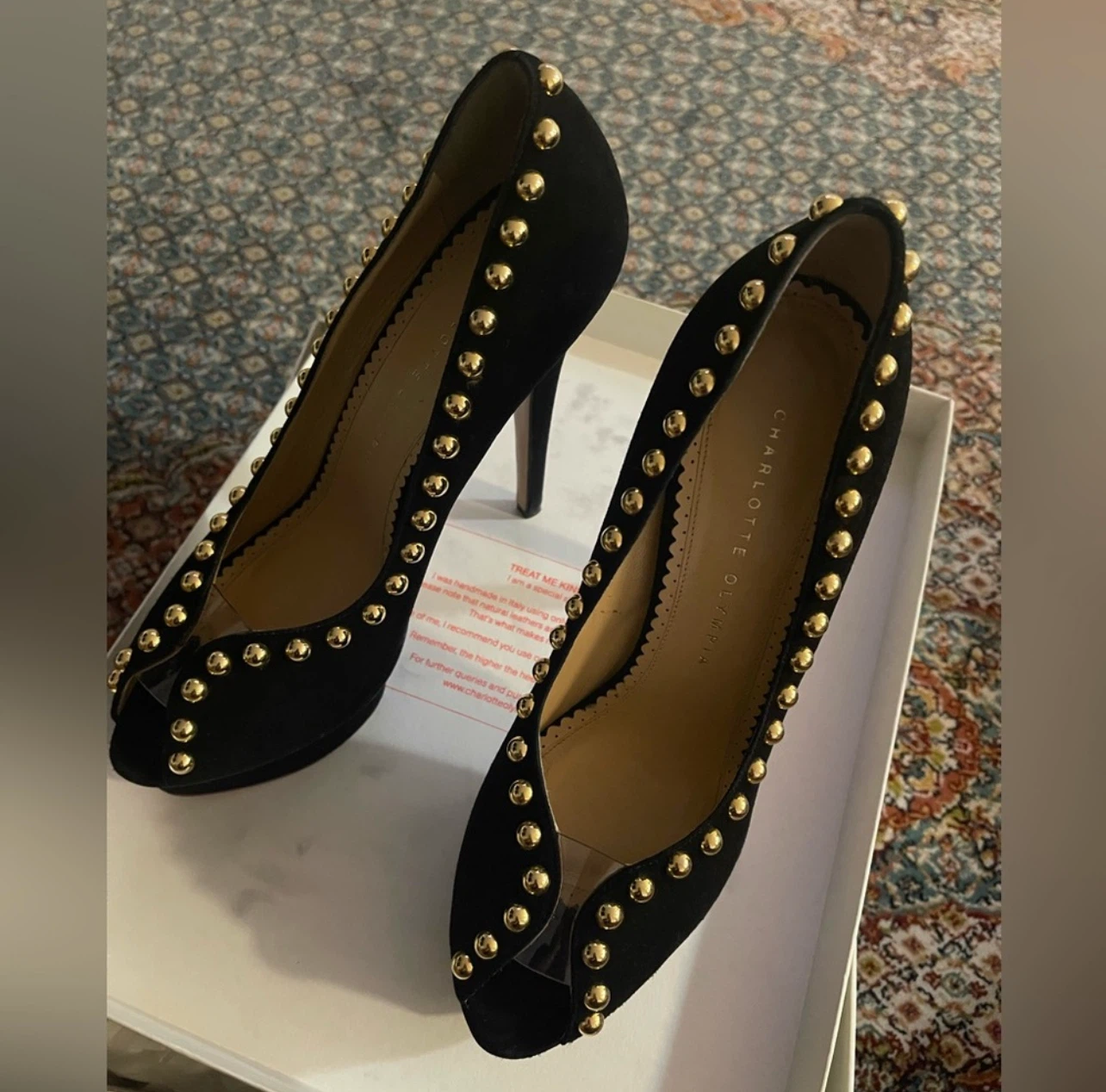 Charlotte Olympia Peep-Toe Heel’s + Bandage Dress - photo 2