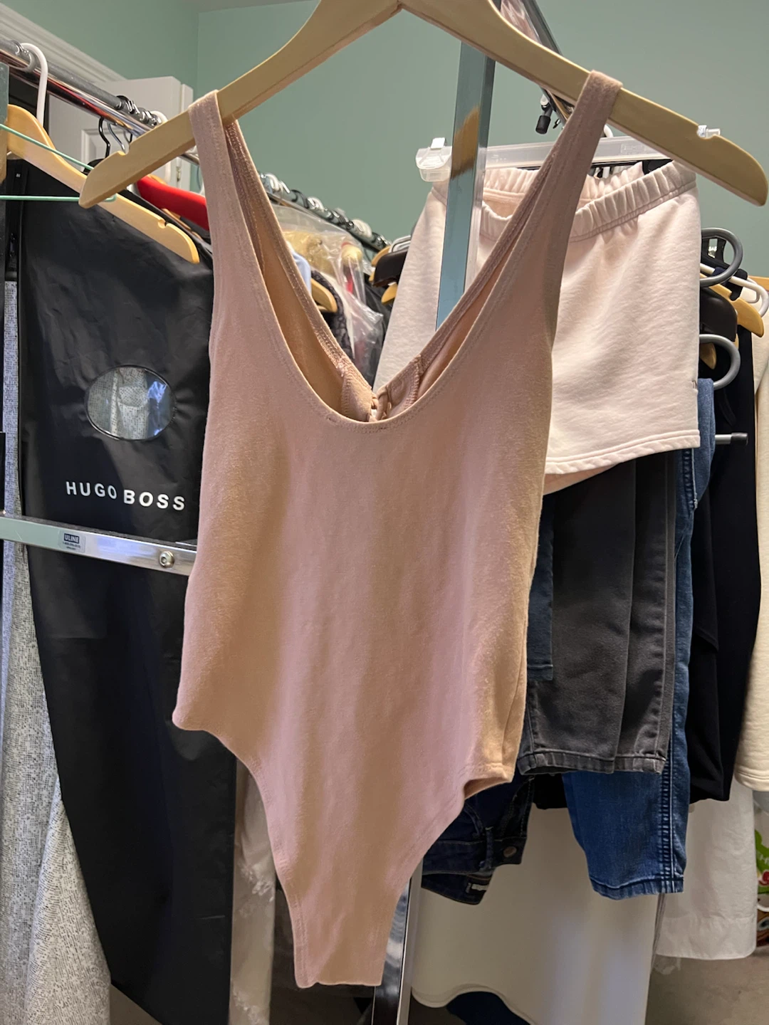 Topshop Petite Bodysuit - Peach - photo 2