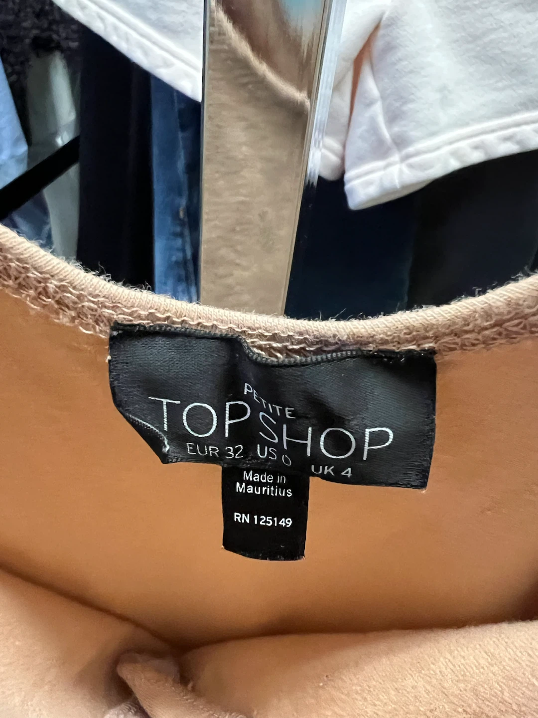 Topshop Petite Bodysuit - Peach - photo 3