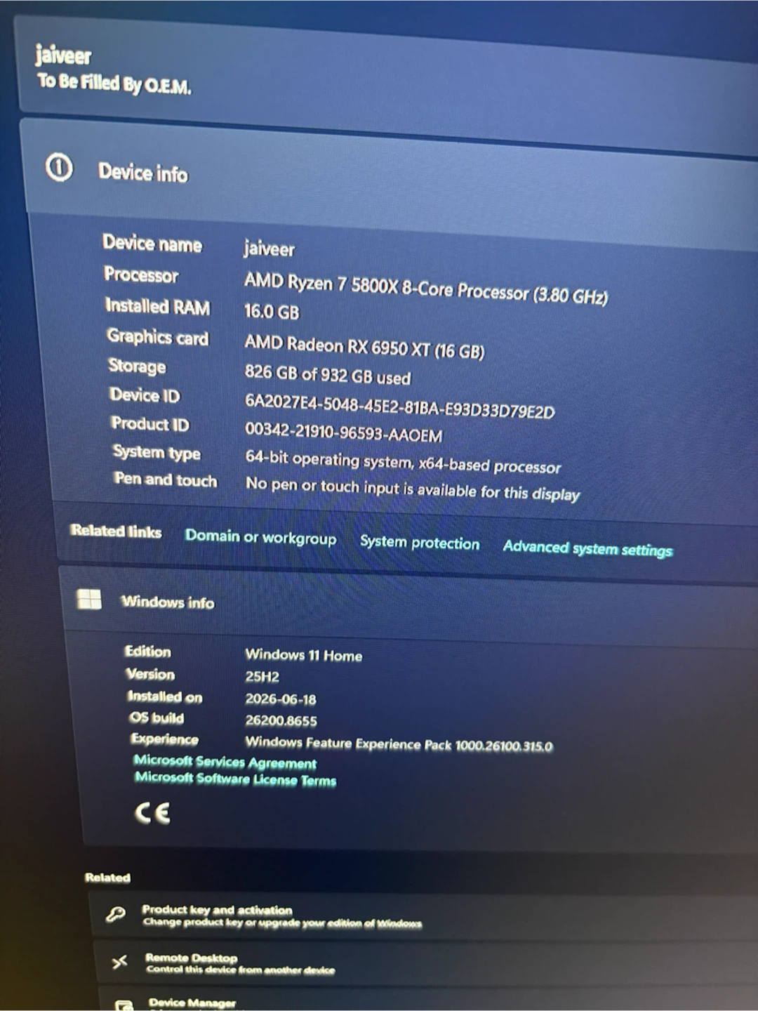 Custom Gaming PC - AMD Ryzen 7, RX 6950 XT, 16GB RAM - photo 3