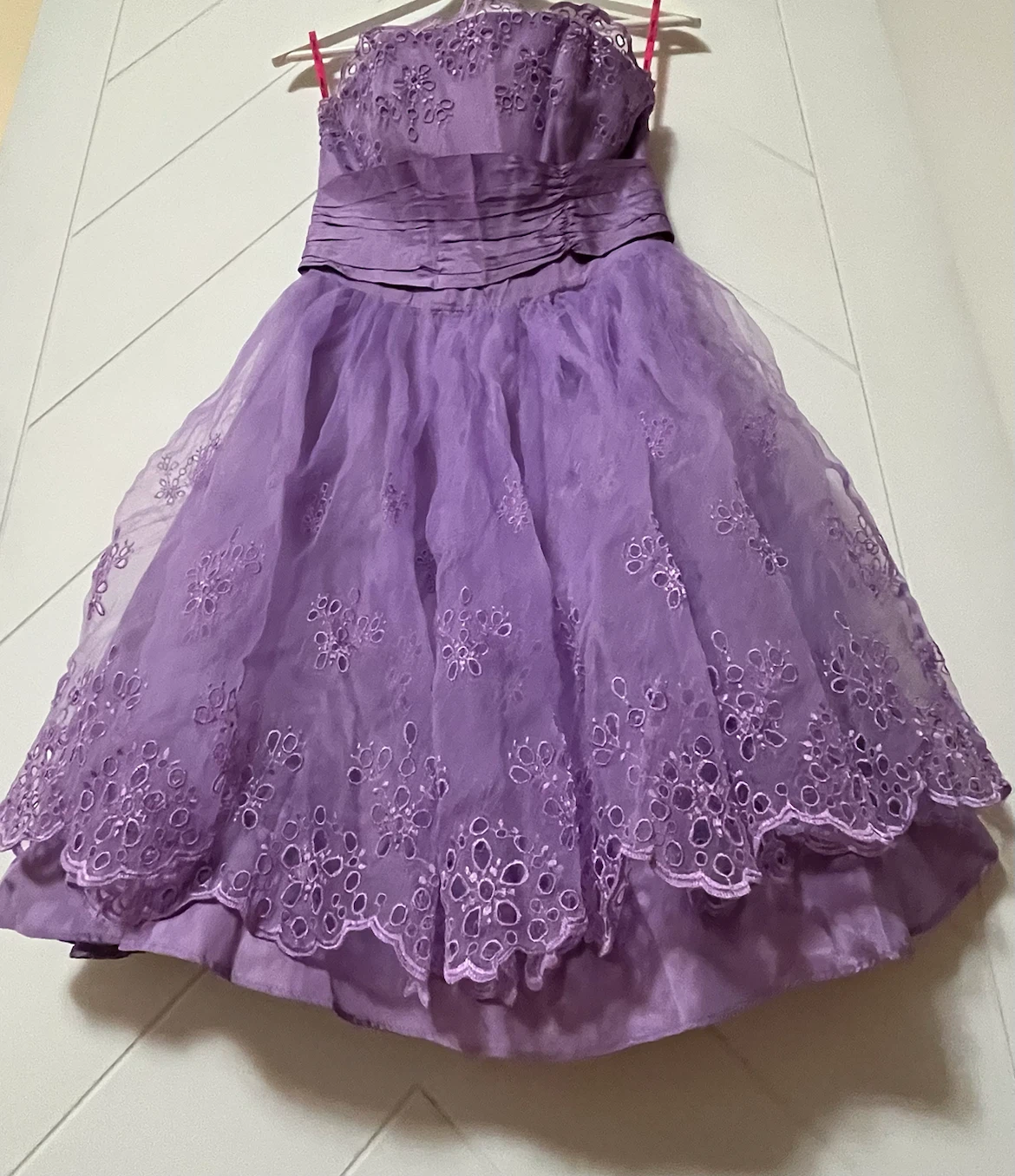 Betsy & Johnson Purple Strapless Dress - Size 4 - photo 2