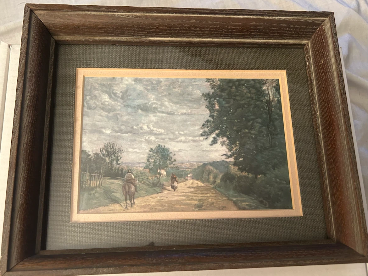 Vintage print of John Constable’s 1826 "The Cornfield"