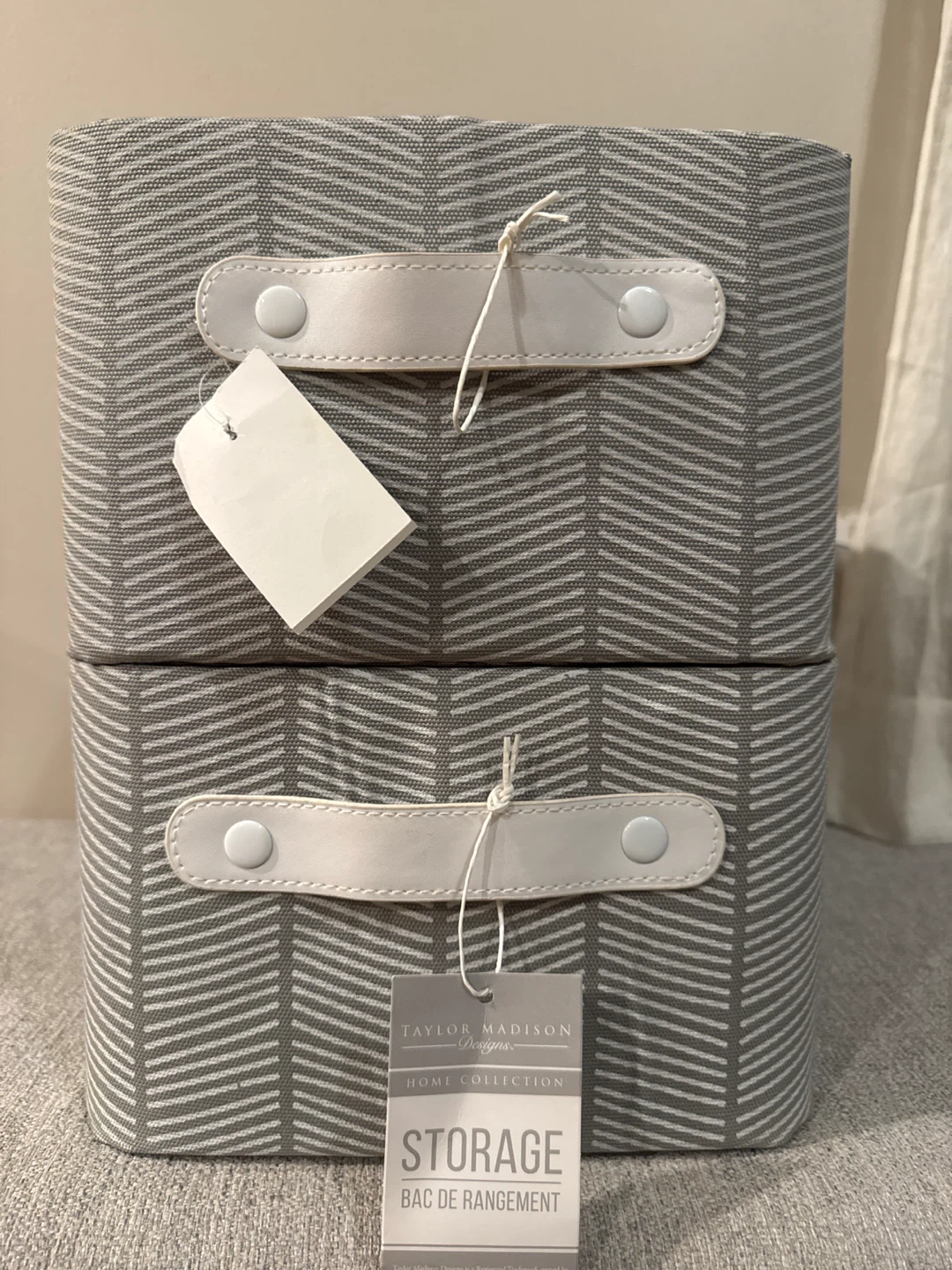Taylor Madison Designs Storage Bins Set of 2