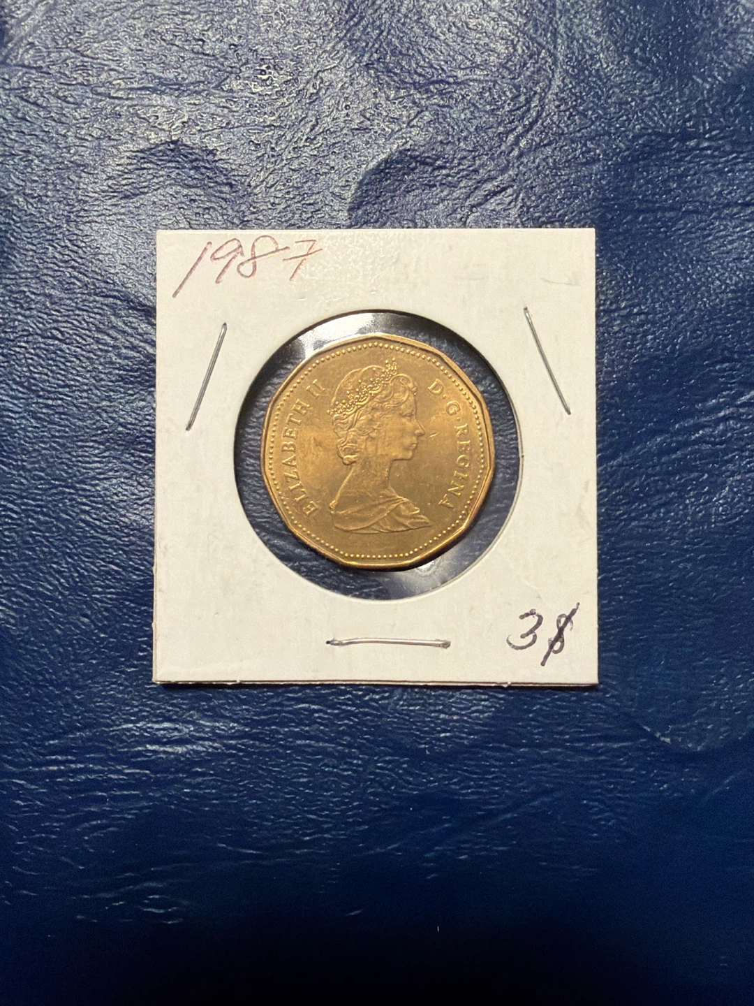 1987 Canadian 1 Dollar Coin - photo 2