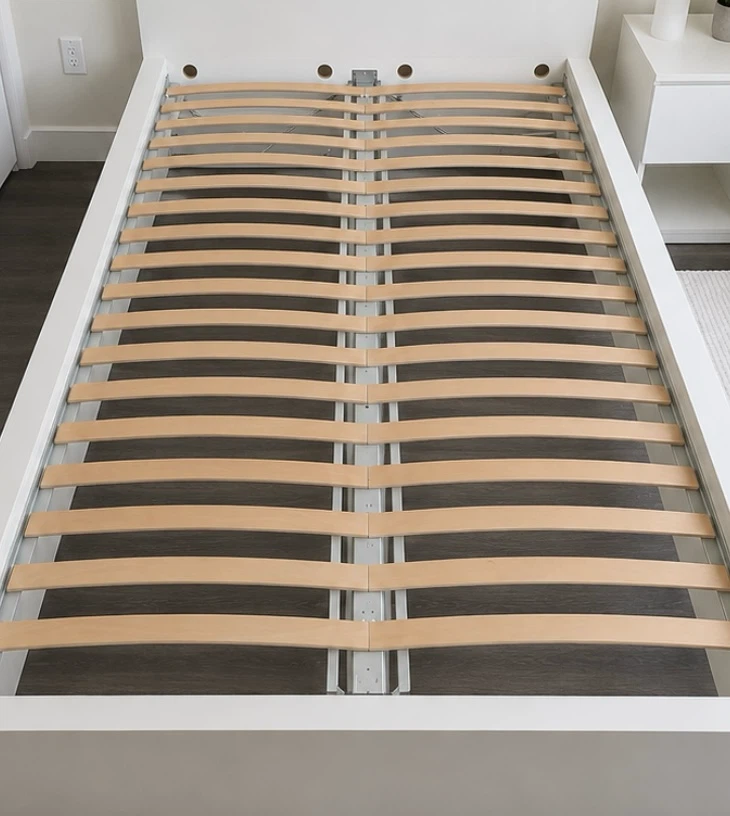 White Full Bed Frame with Storage Drawers - photo 4