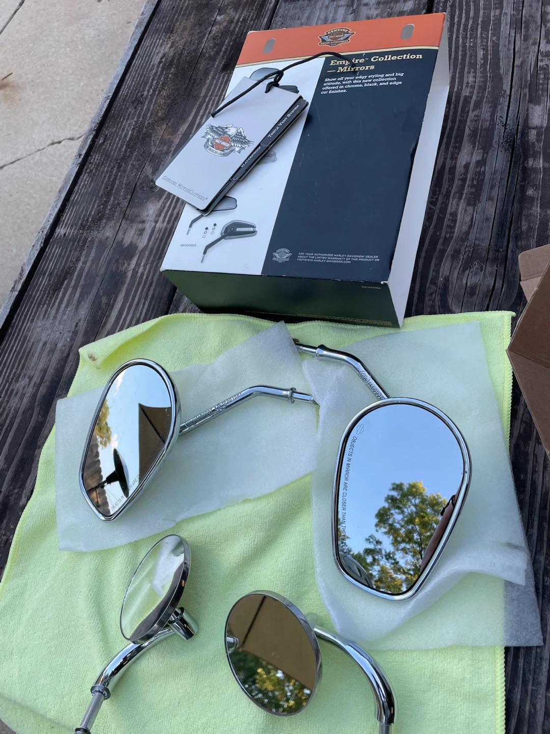 Harley-Davidson "Embl'e Collection" Mirrors