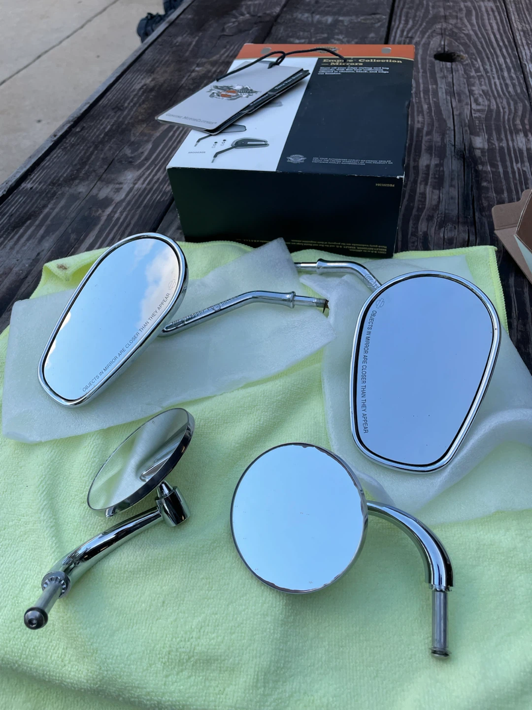 Harley-Davidson "Embl'e Collection" Mirrors - photo 3