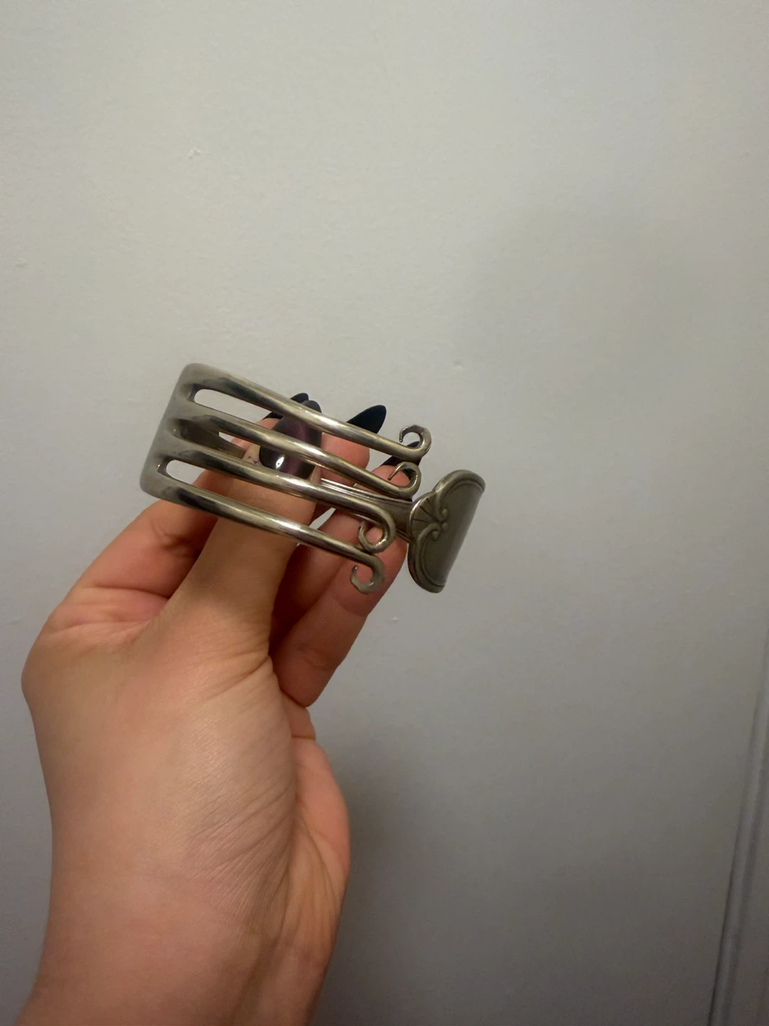 Upcycled Fork Bracelet - photo 4