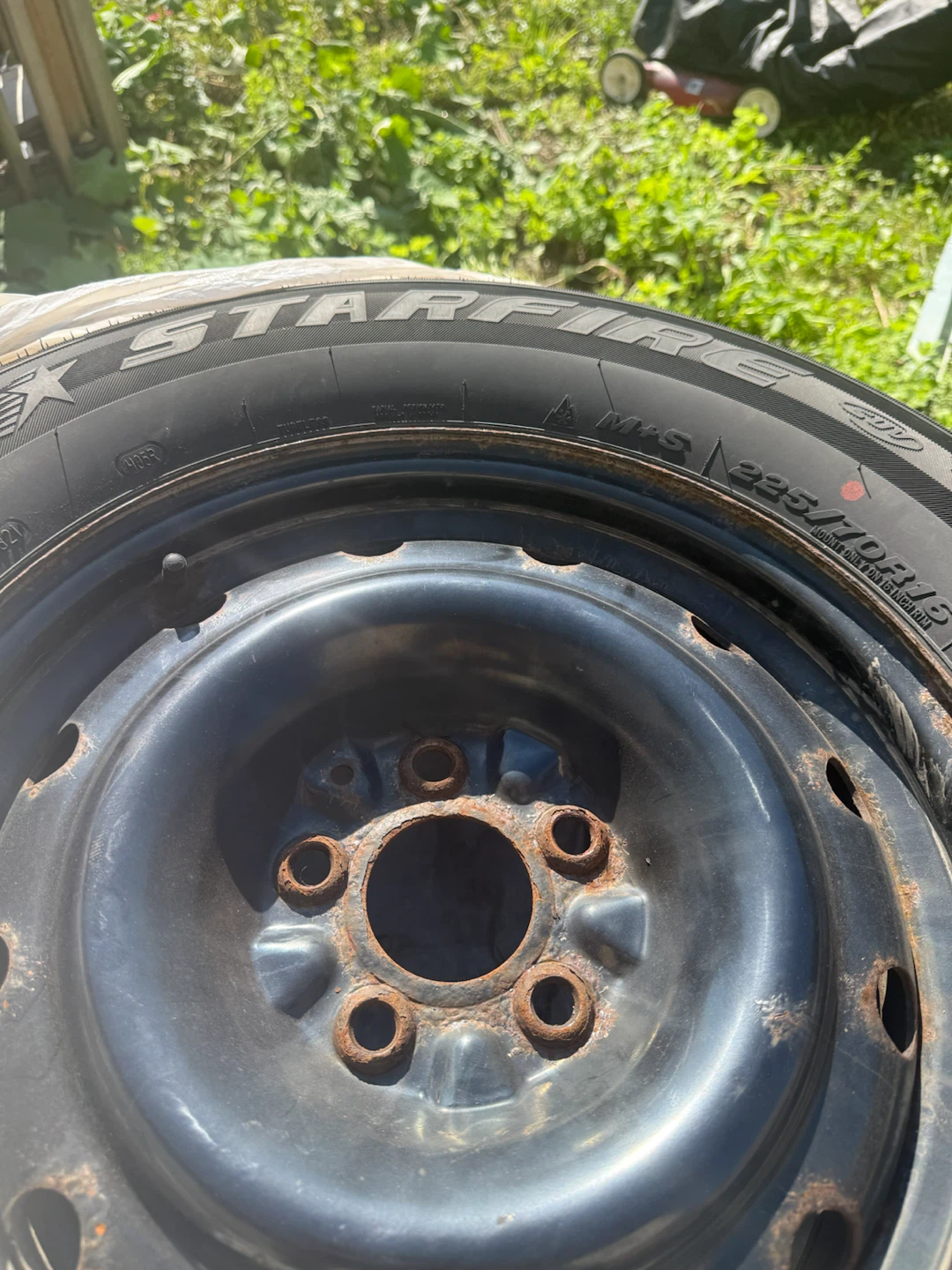 Winter Tire with Steel Rim