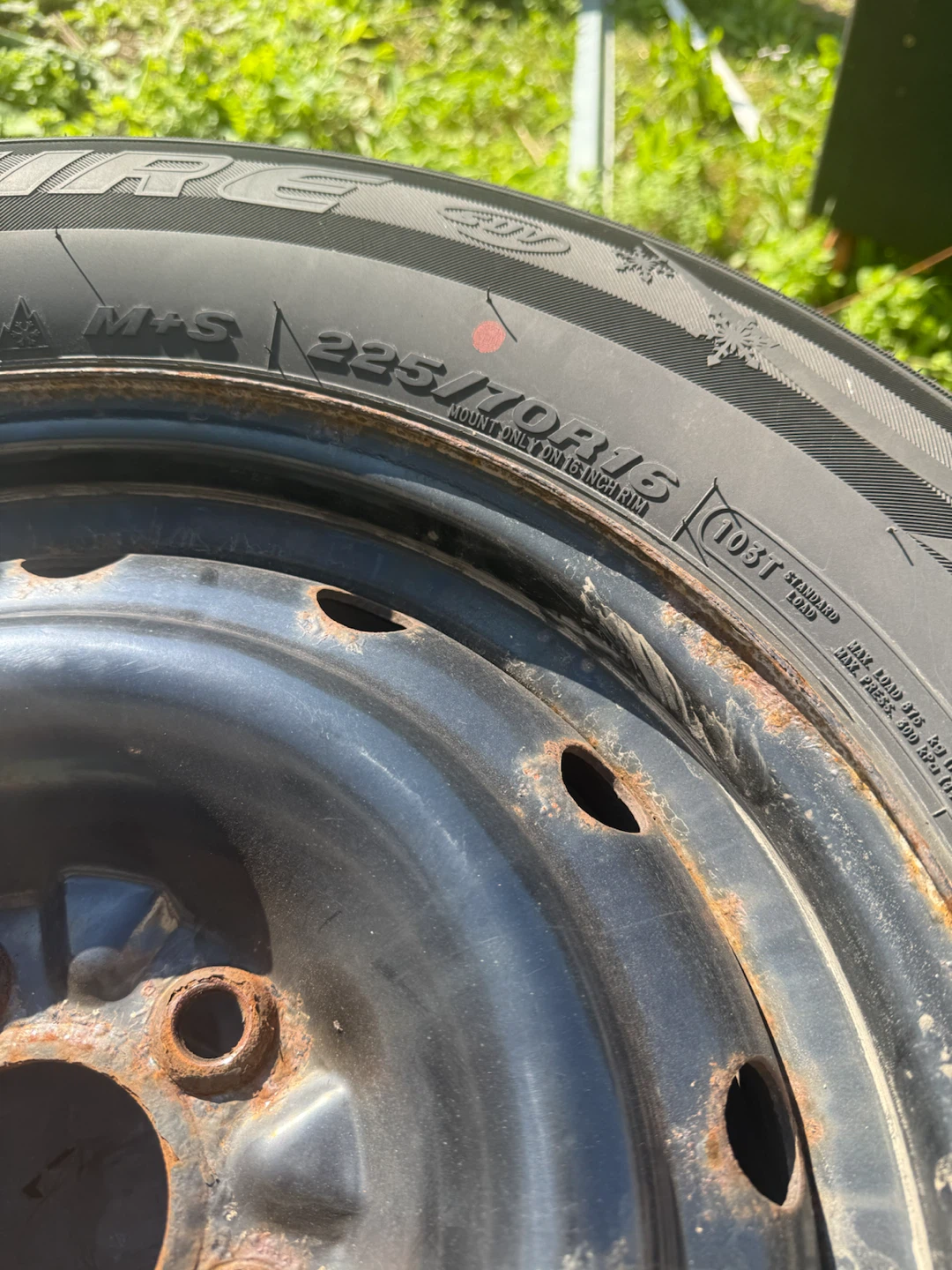 Winter Tire with Steel Rim - photo 2