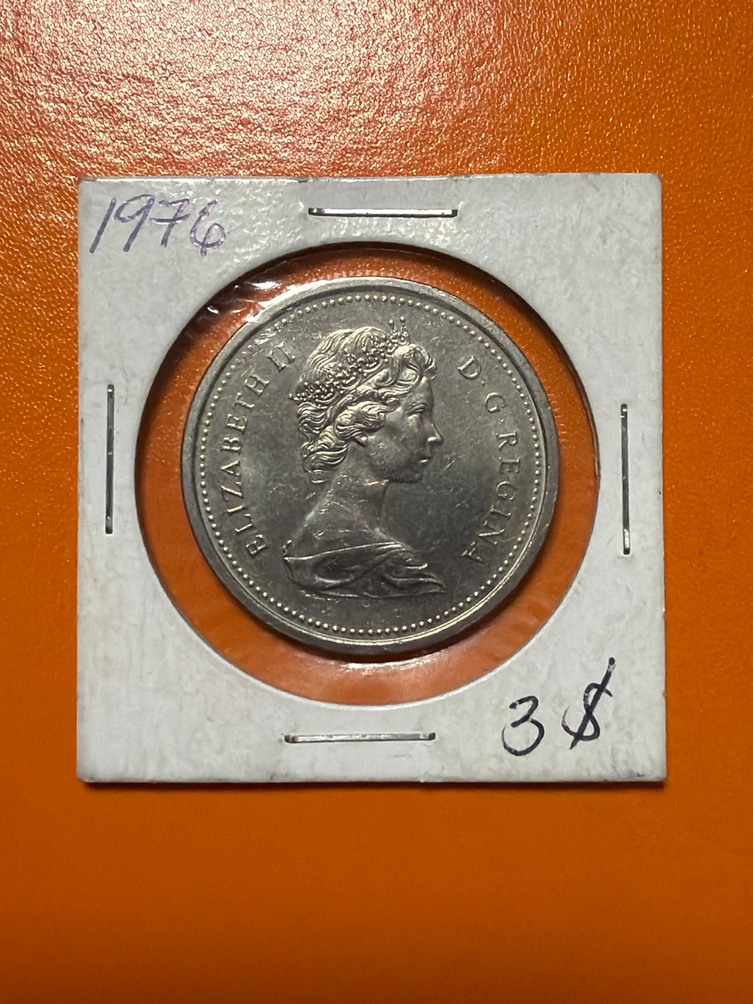 1976 Canada 1 Dollar Coin - photo 2