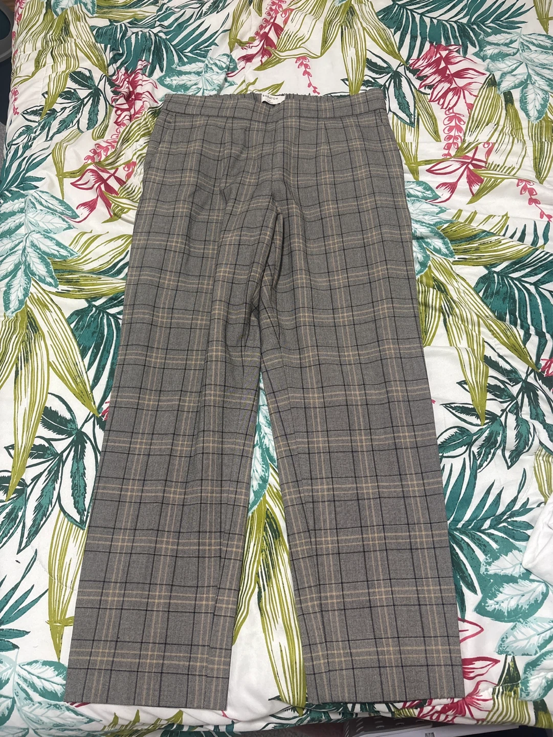 Babaton Plaid Trousers Size 6