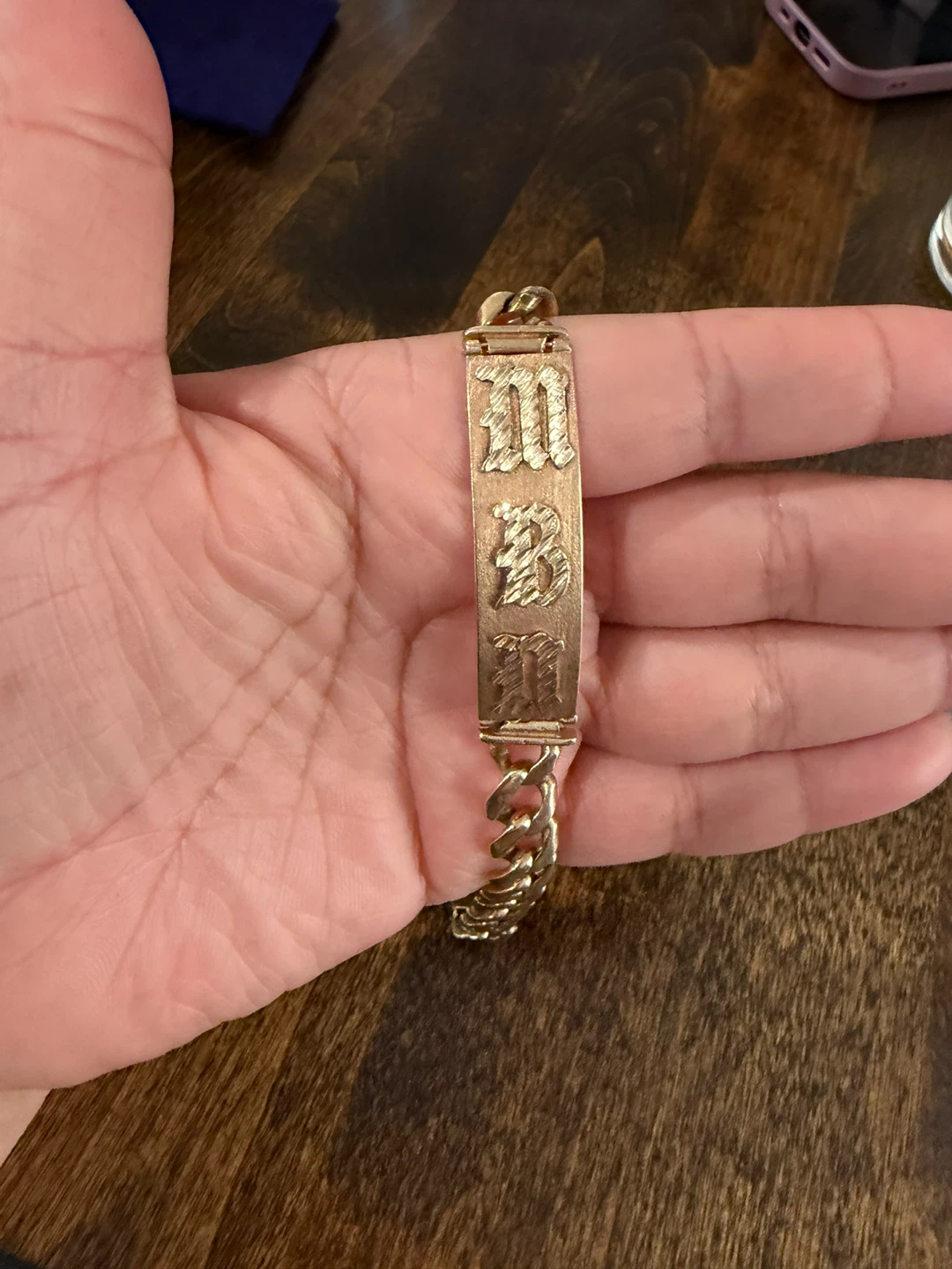 Gold ID Bracelet - photo 4
