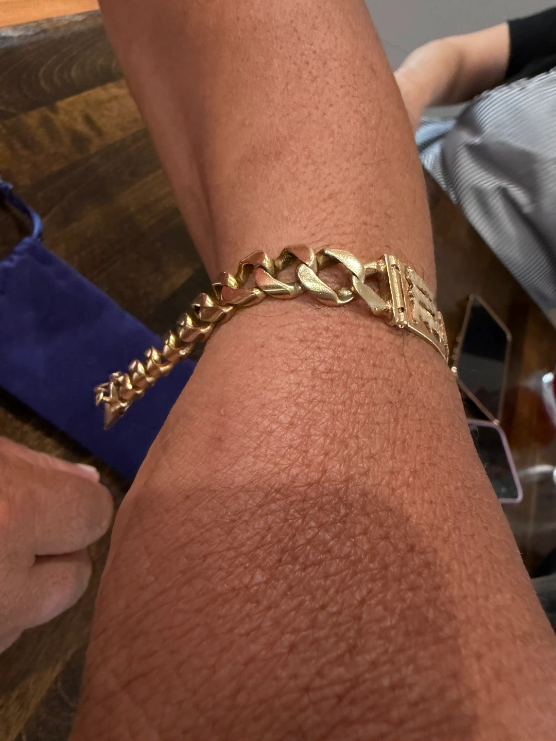 Gold ID Bracelet - photo 2