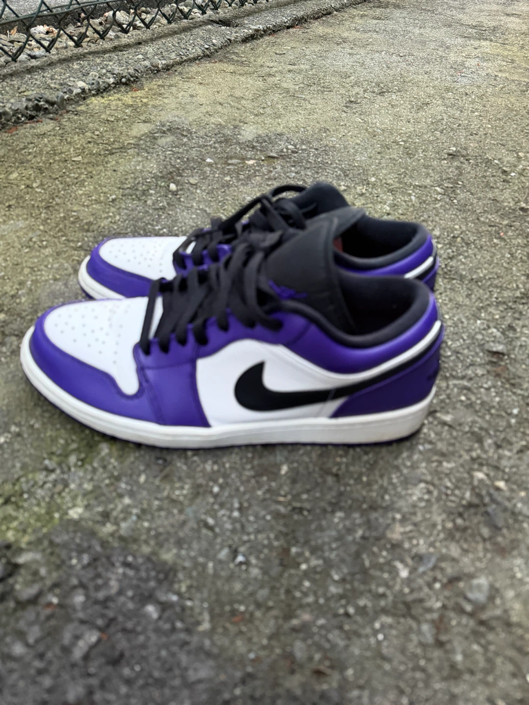 Nike Air Jordan 1 Low purple Sneakers - photo 2