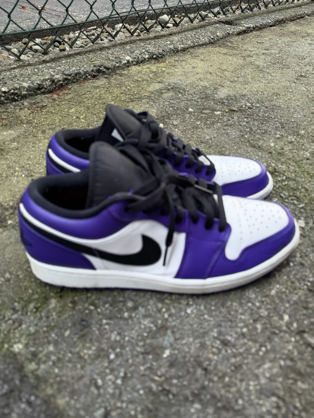 Nike Air Jordan 1 Low purple Sneakers - photo 4