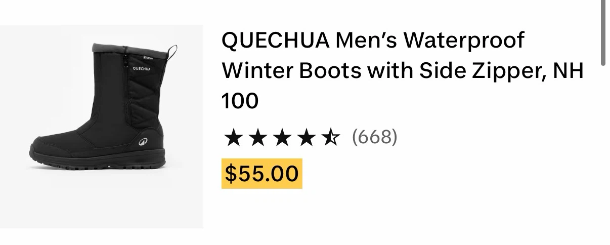 Quechua Waterproof men’s Winter Boots - photo 3
