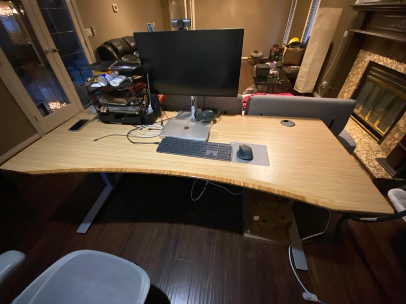 Fully Herman Miller Standing Desk with Bamboo Top - photo 2