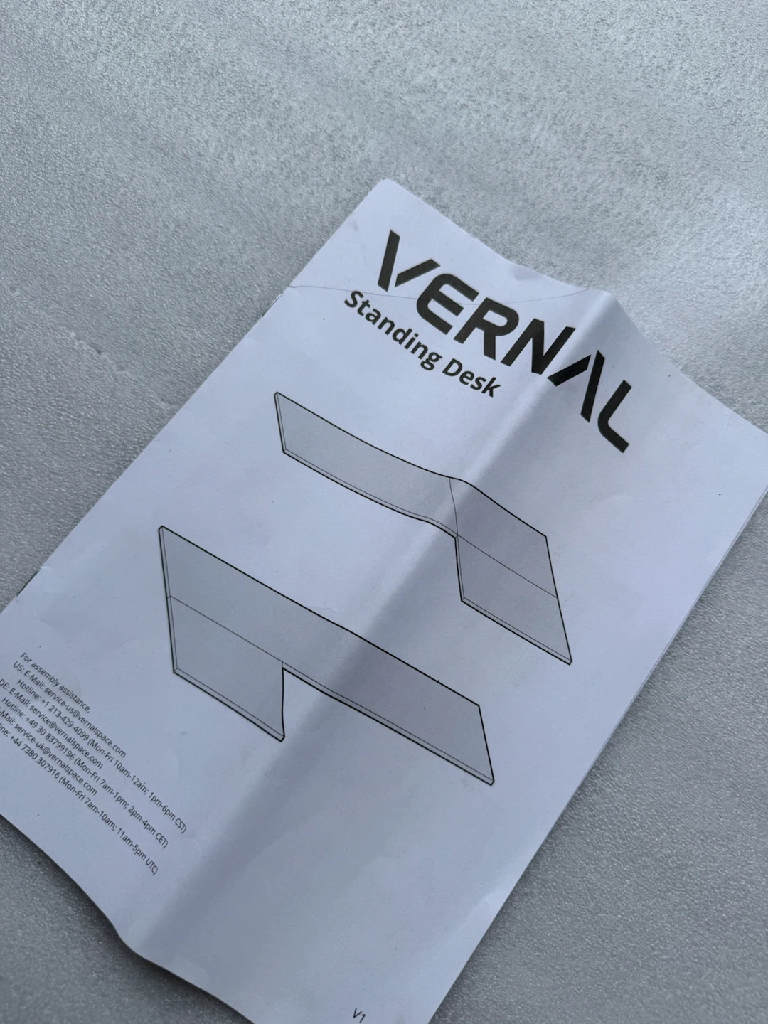 Vernal Standing Desk - L-Shaped Adjustable Height - photo 4