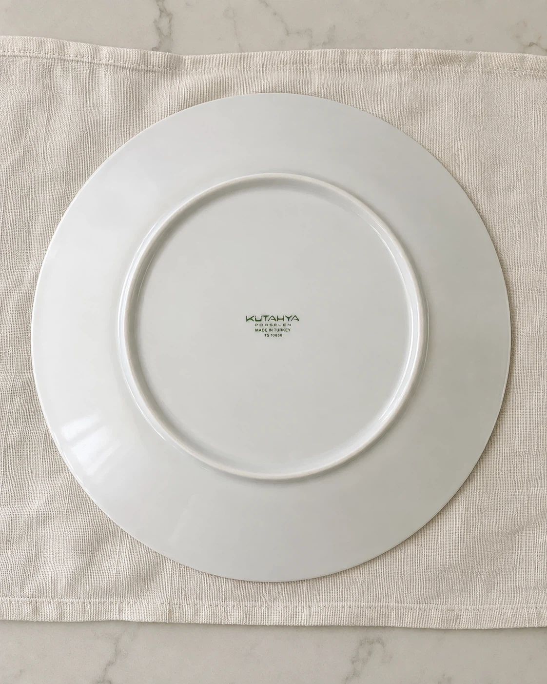 Kutahya Dinner Plate - Blue & White Diamond Pattern - photo 2