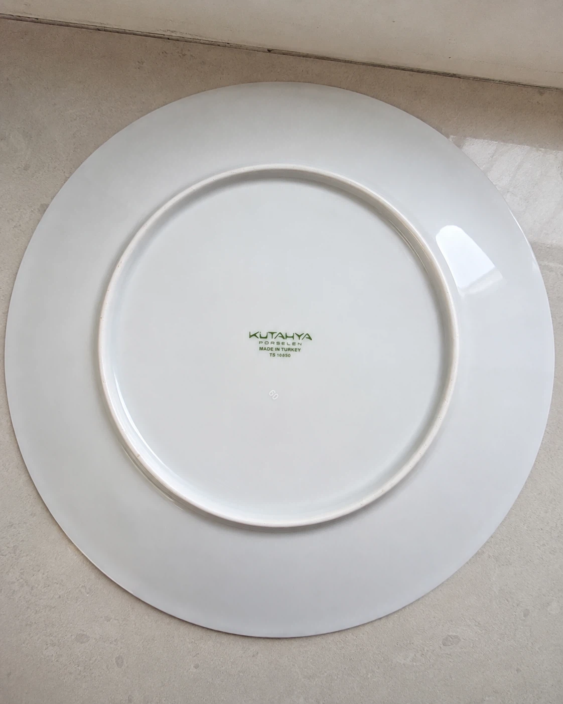 Kutahya Dinner Plate - Blue & White Diamond Pattern - photo 3