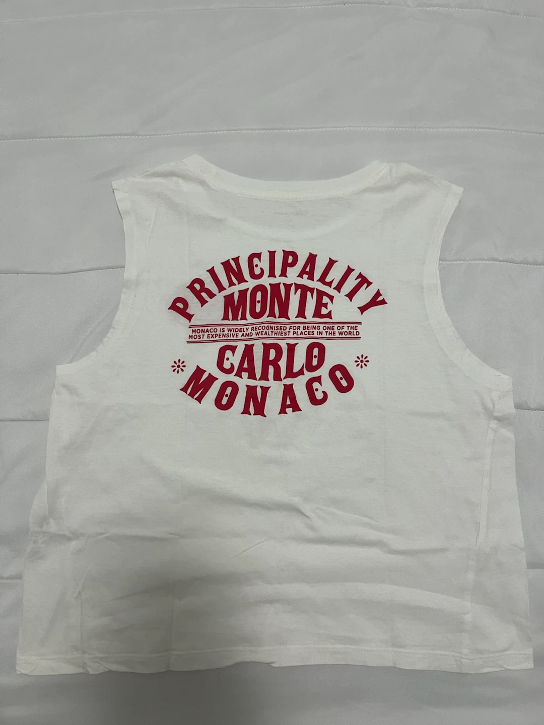 White "Monte Carlo" Tank Top - photo 2