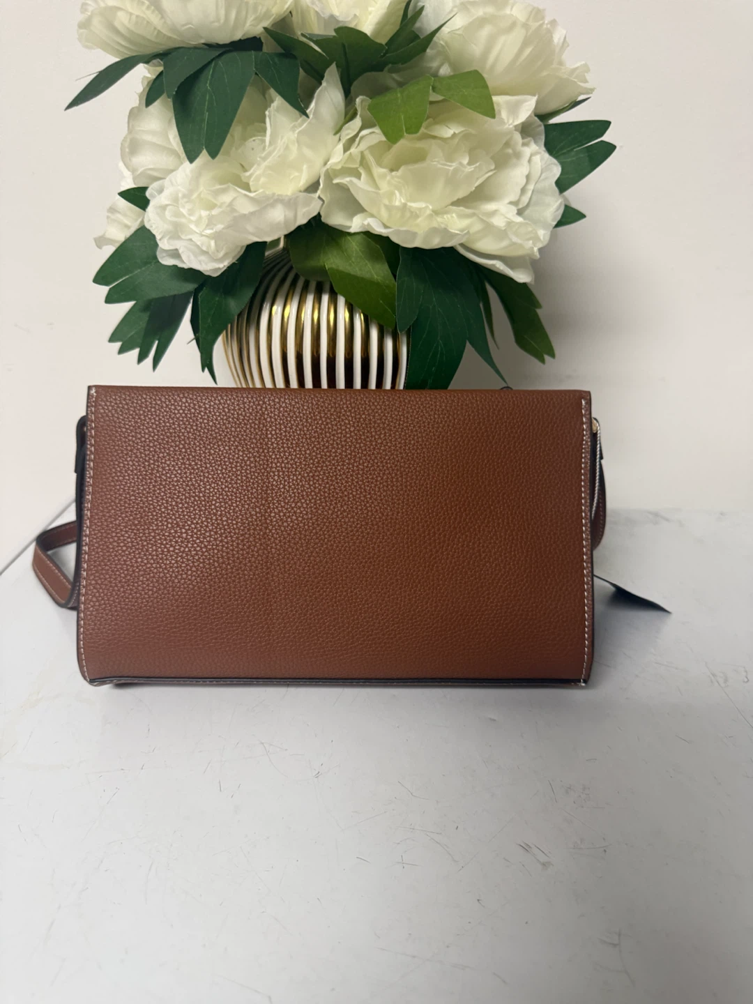 Tommy Hilfiger Brown Leather Crossbody Bag - photo 2