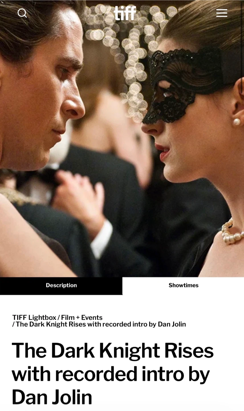 The Dark Knight Rises (Tiff Ticket) - photo 2