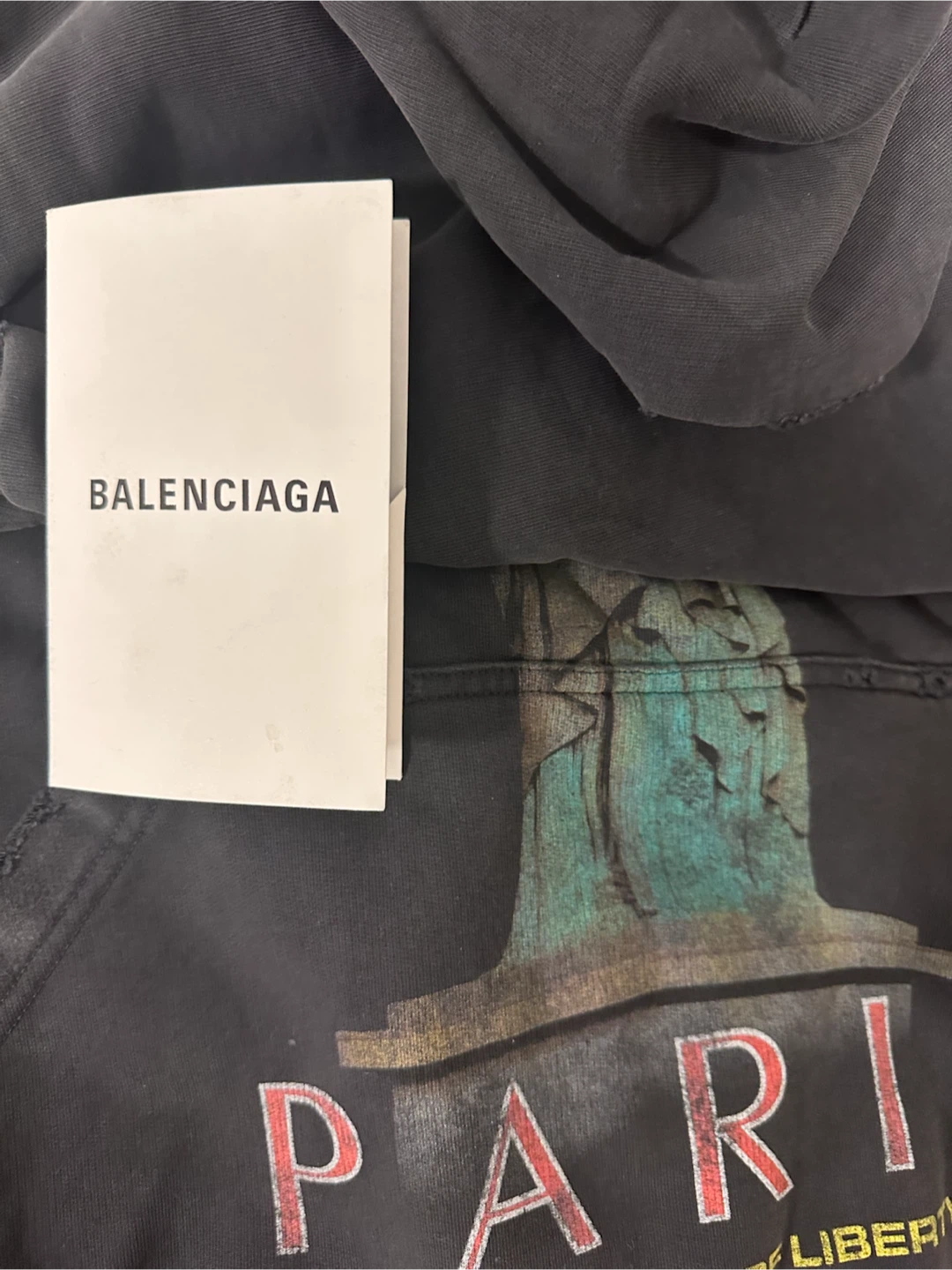 Balenciaga Paris Statue of Liberty Hoodie - photo 5