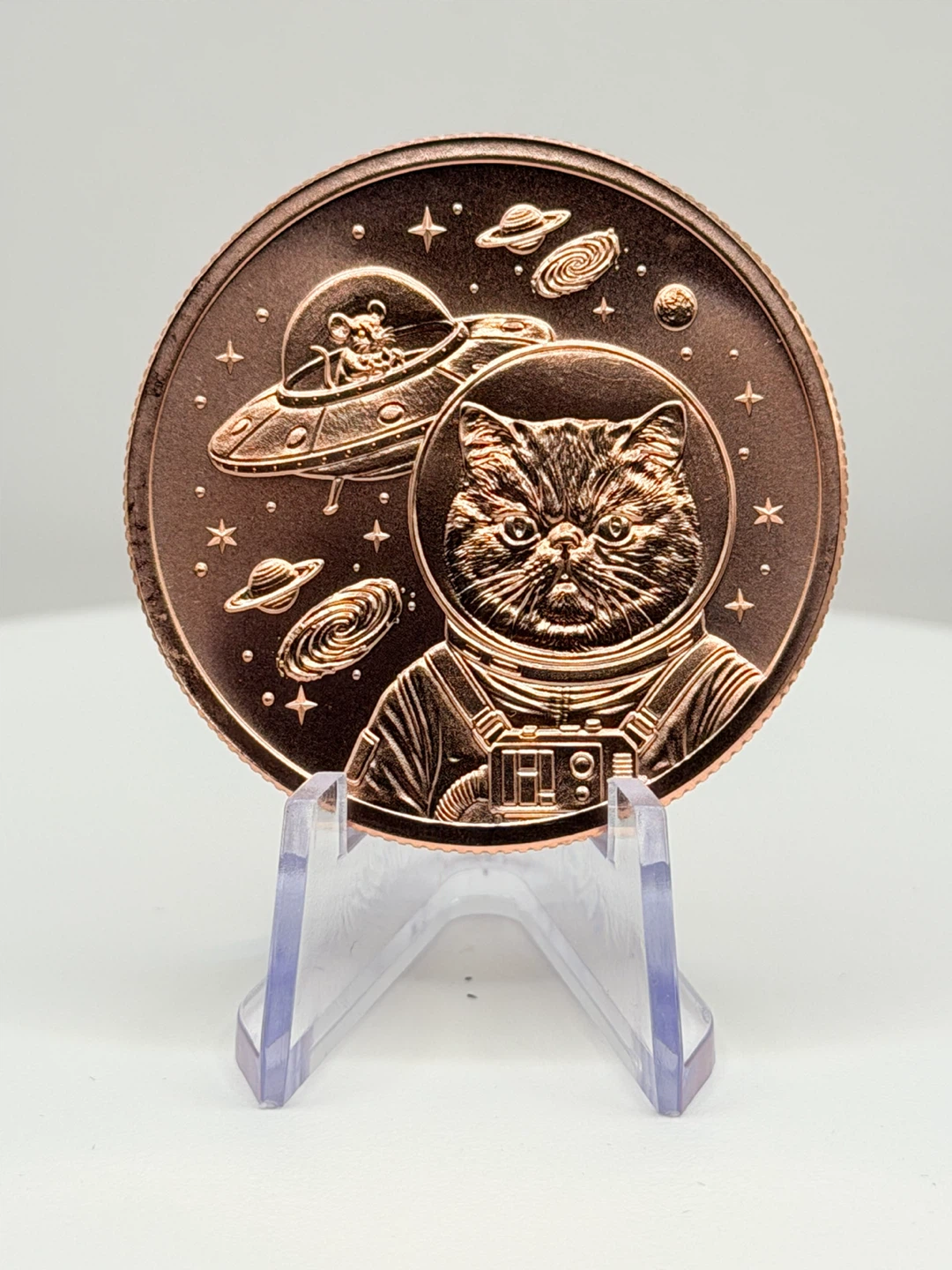 1oz .999 Pure Copper Intaglio Mint - photo 2