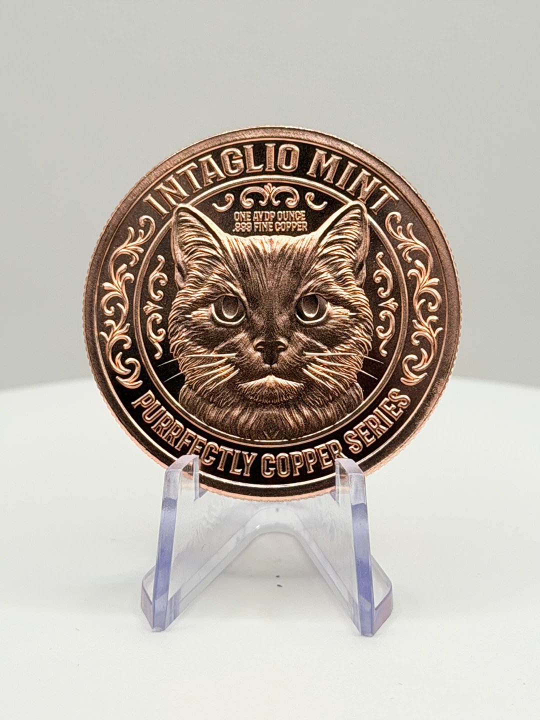 1oz .999 Pure Copper Intaglio Mint - photo 3