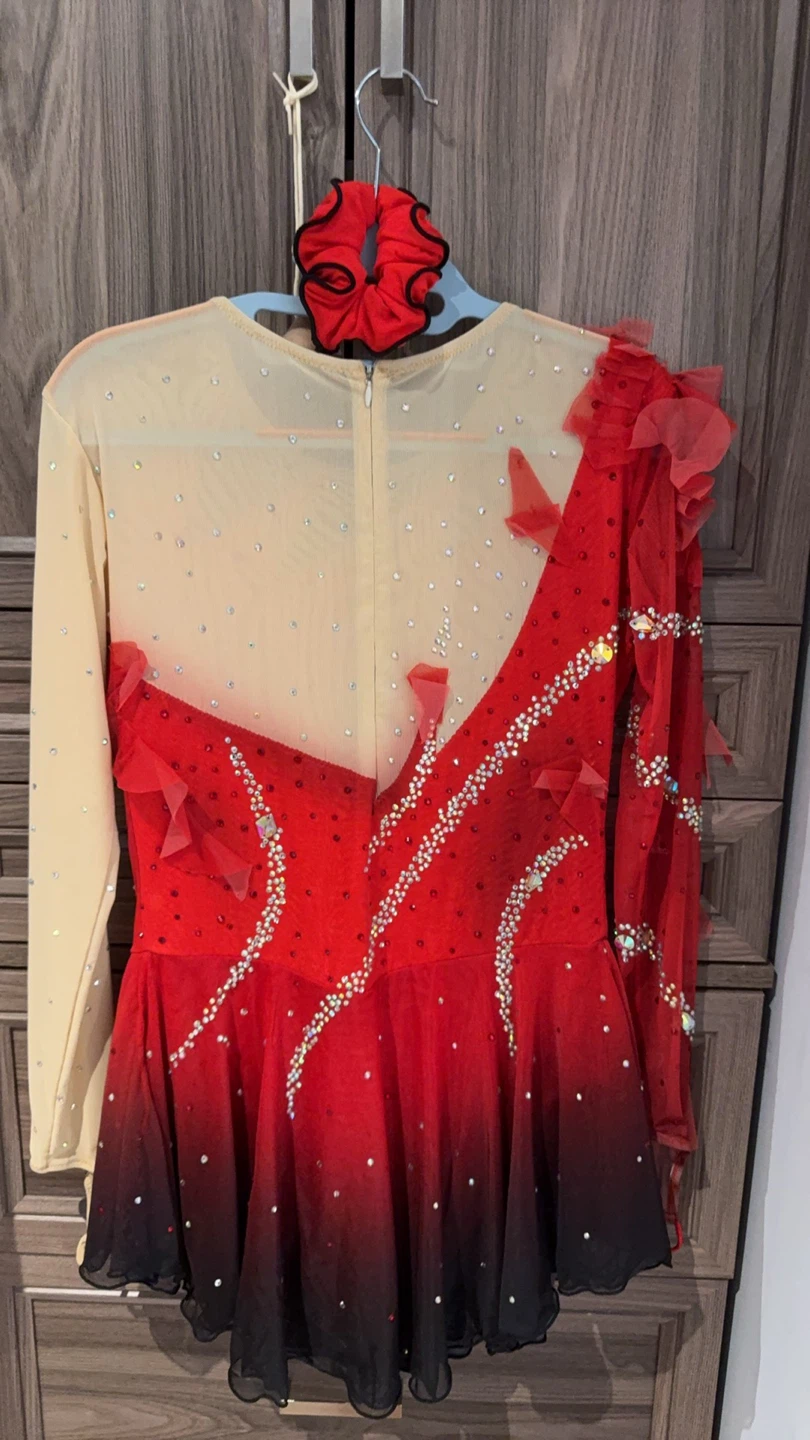 Figure Skating Dress with Rhinestones - photo 4