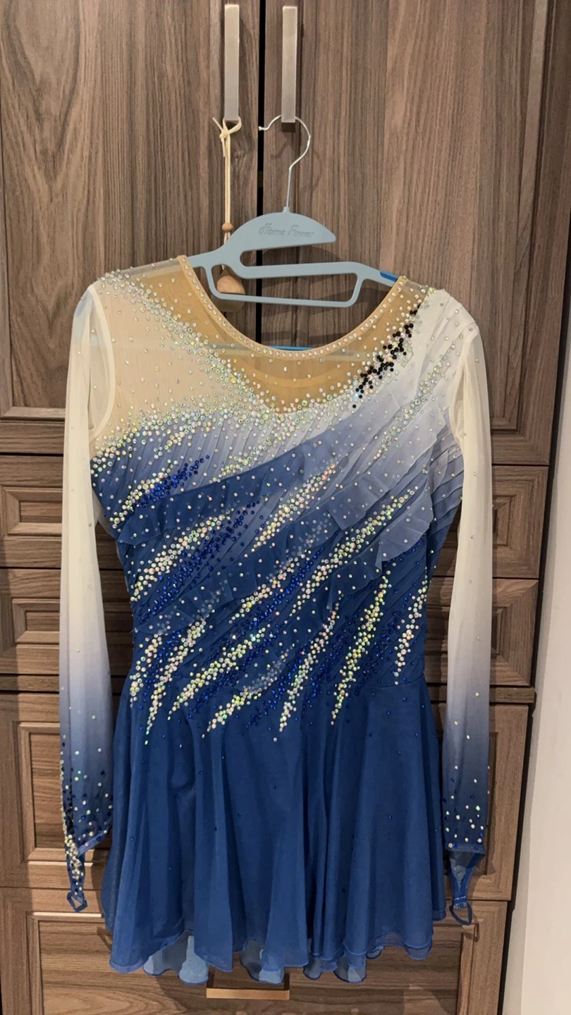 Figure Skating Dress with Rhinestones