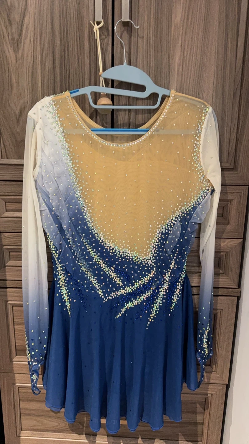 Figure Skating Dress with Rhinestones - photo 2